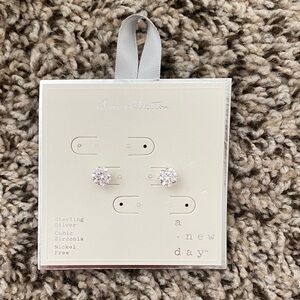 A New Day Sterling Silver Stud Earrings